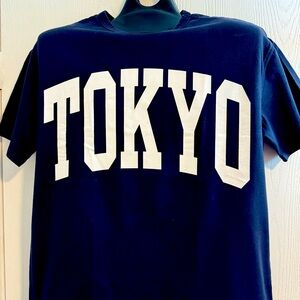 H&M Divided Mens Blue Tokyo T-shirt Tops Size M